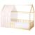 Ciel de lit cabane en gaze de coton solo 390 cm Beige+Blanc+Bleu+Camel+Écru+Gris+Imprimé coeurs+Marron+Pêche+Rose+Terracotta+Vert de gris 27 - vertbaudet enfant 