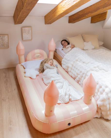 Matelas gonflable enfant pvc resistant Bleu+Rose 7 - vertbaudet enfant 
