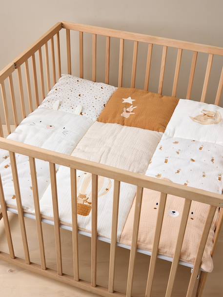 Tapis de sol patchwork coton beige 6 - vertbaudet enfant 