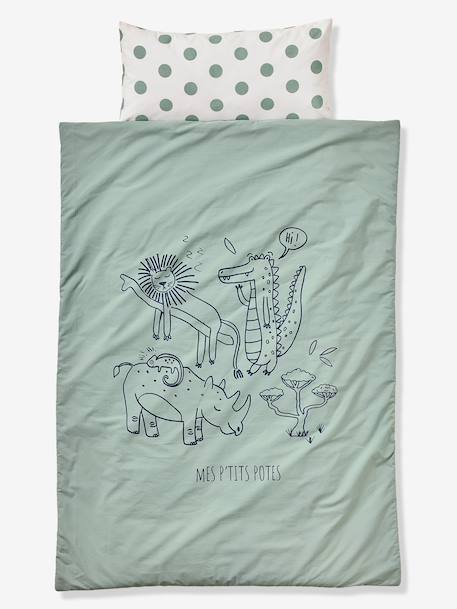 Couchage de sieste maternelle Minili vert sauge 2 - vertbaudet enfant 