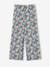 Pantalon fille large motifs fleurs Léopard+vanille+vert 13 - vertbaudet enfant 