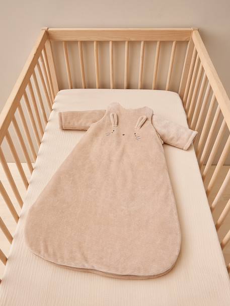 Gigoteuse bébé velours côtelé beige 7 - vertbaudet enfant 