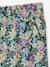 Pantalon fille large motifs fleurs Léopard+vanille+vert 14 - vertbaudet enfant 