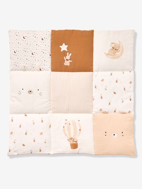 Tapis de sol patchwork coton beige 4 - vertbaudet enfant 