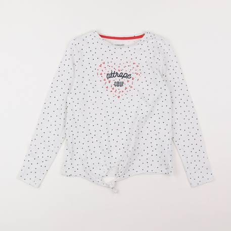 Tee-shirt - 8 ans Blanc 1 - vertbaudet enfant 