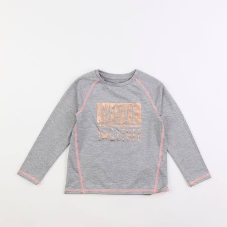 Tee-shirt - 5 ans Gris 1 - vertbaudet enfant 