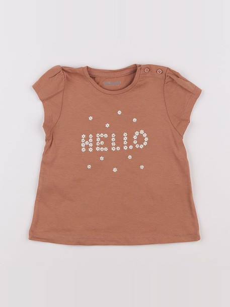 Tee-shirt - 12 mois Rose 1 - vertbaudet enfant 