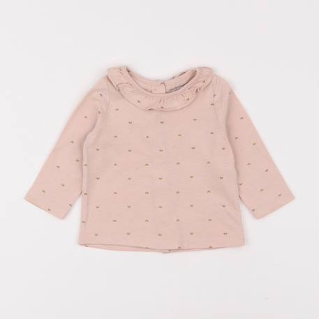 Tee-shirt - 3 mois Rose 1 - vertbaudet enfant 