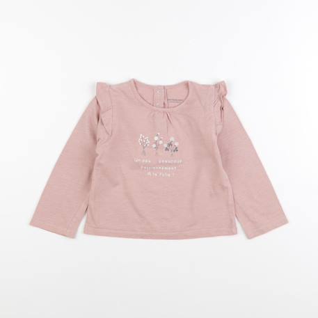 Tee-shirt - 24 mois Rose 1 - vertbaudet enfant 