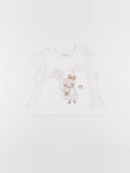 Tee-shirt - 18 mois Blanc 1 - vertbaudet enfant 