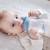 Tasse d'apprentissage bébé avec bec anti-fuite Bleu+Rose+Vert 2 - vertbaudet enfant 