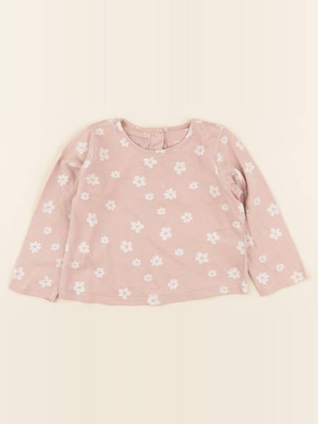 Tee-shirt - 18 mois Rose 1 - vertbaudet enfant 