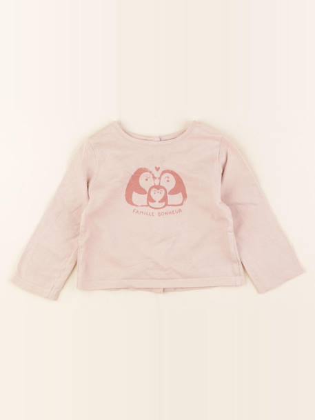 Tee-shirt - 6 mois Rose 1 - vertbaudet enfant 