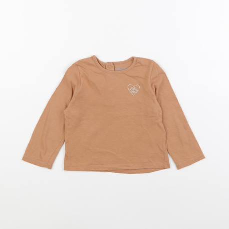 Tee-shirt - 12 mois Marron 1 - vertbaudet enfant 