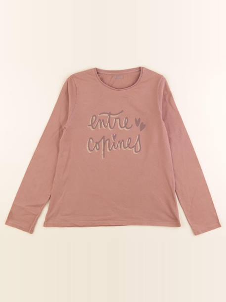 Tee-shirt - 10 ans Rose 1 - vertbaudet enfant 