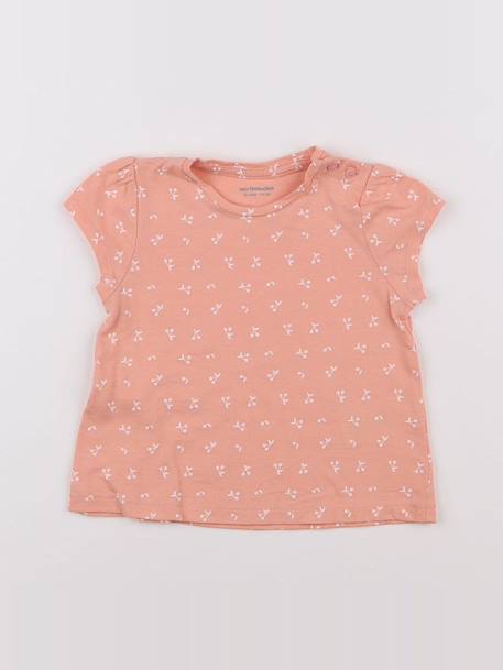 Tee-shirt - 12 mois Rose 1 - vertbaudet enfant 