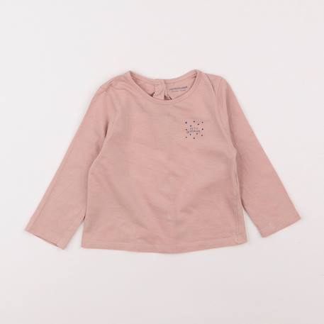 Tee-shirt - 9 mois Rose 1 - vertbaudet enfant 