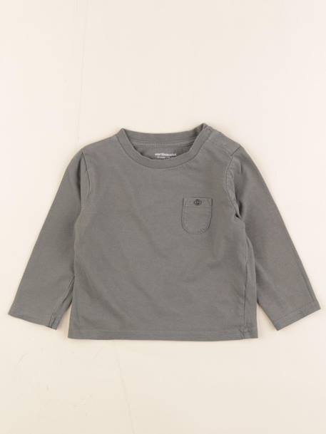 Tee-shirt - 12 mois Vert 1 - vertbaudet enfant 