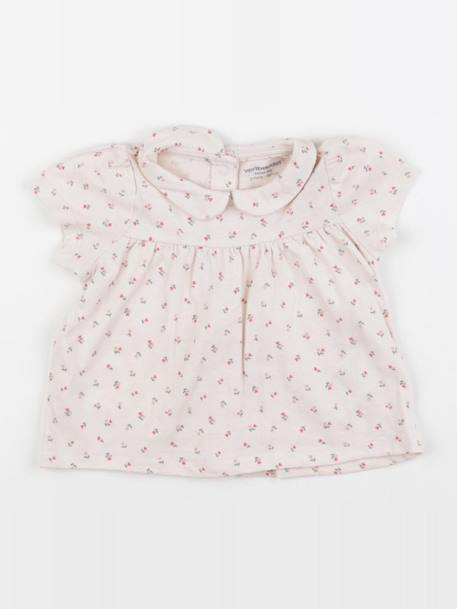 Tee-shirt - 3 mois Rose 1 - vertbaudet enfant 