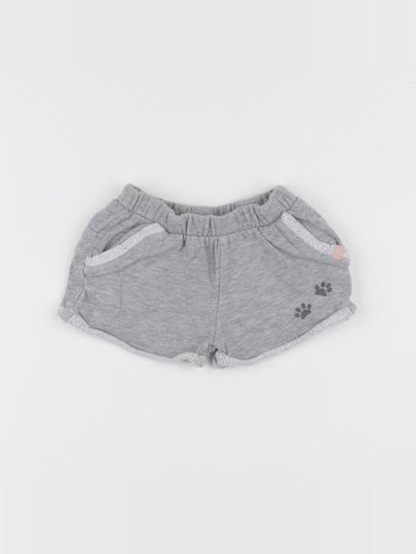 Short - 9 mois Gris 1 - vertbaudet enfant 
