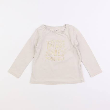 Tee-shirt - 3 ans Beige 1 - vertbaudet enfant 