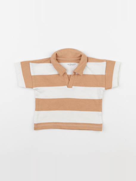 Tee-shirt - 3 mois Marron 1 - vertbaudet enfant 