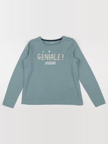 Tee-shirt - 14 ans Bleu, or 1 - vertbaudet enfant 