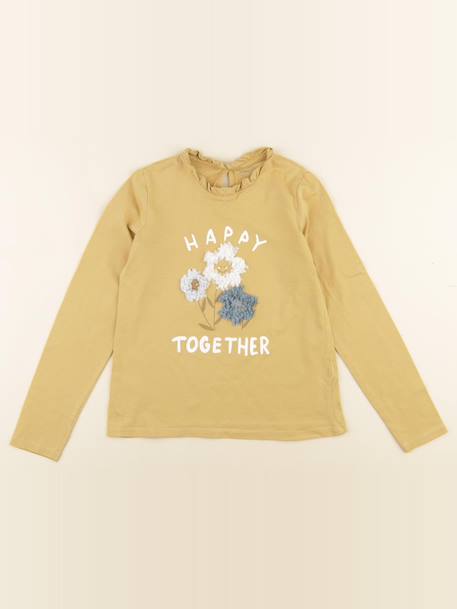 Tee-shirt - 10 ans Jaune 1 - vertbaudet enfant 