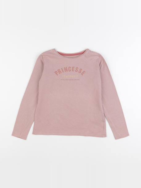 Tee-shirt - 8 ans Rose 1 - vertbaudet enfant 