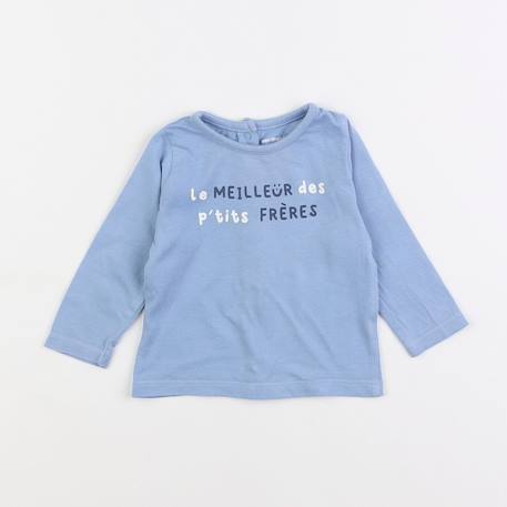 Tee-shirt - 3 mois Bleu 1 - vertbaudet enfant 