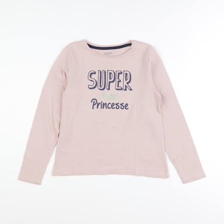 Tee-shirt - 8 ans Rose 1 - vertbaudet enfant 