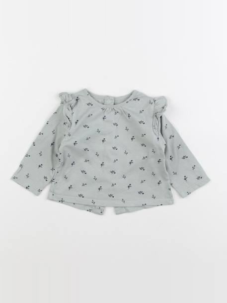 Tee-shirt - 3 mois Vert 1 - vertbaudet enfant 