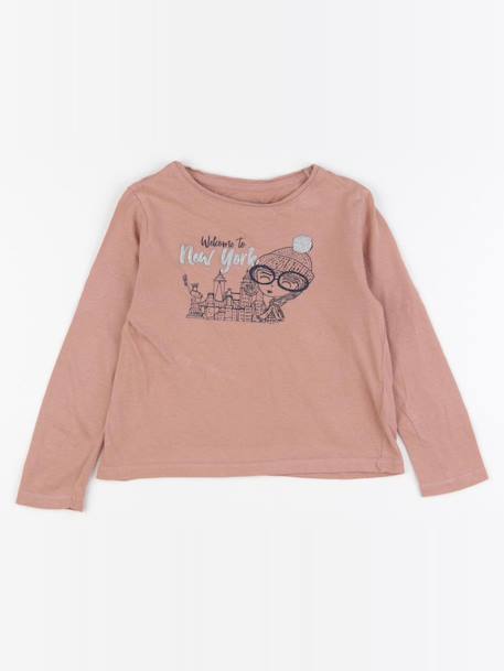 Tee-shirt - 4 ans Rose 1 - vertbaudet enfant 