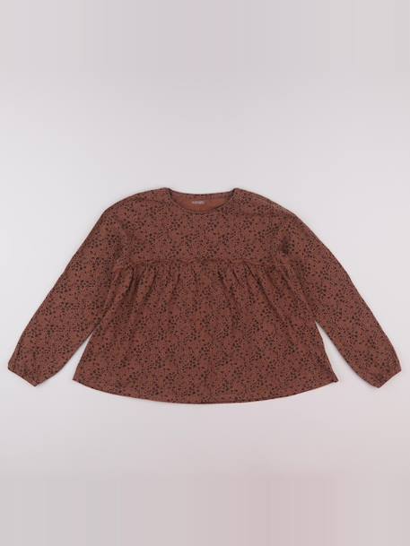 Tee-shirt - 14 ans Marron 1 - vertbaudet enfant 