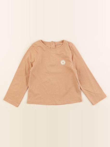 Tee-shirt - 24 mois Marron 1 - vertbaudet enfant 