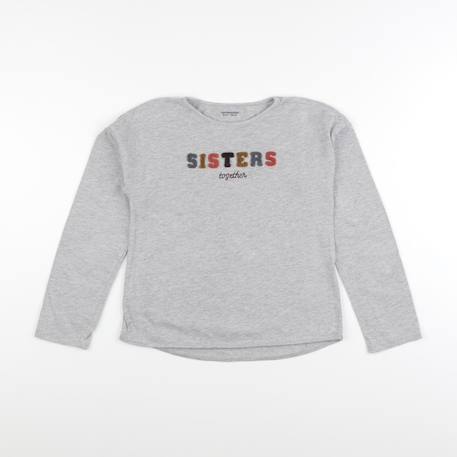 Tee-shirt - 8 ans Gris 1 - vertbaudet enfant 