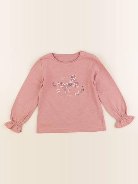 Tee-shirt - 6 ans Rose 1 - vertbaudet enfant 