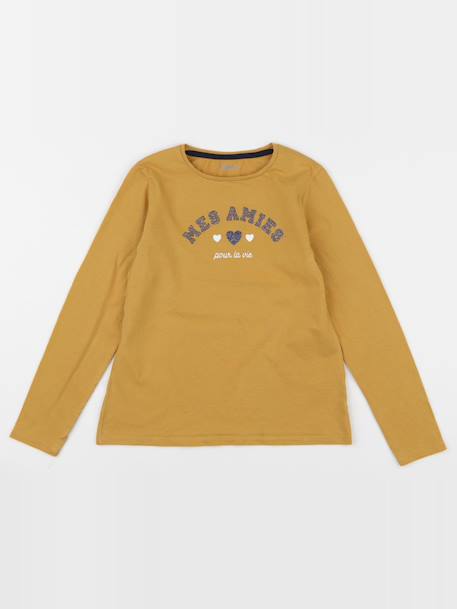 Tee-shirt - 8 ans Jaune 1 - vertbaudet enfant 