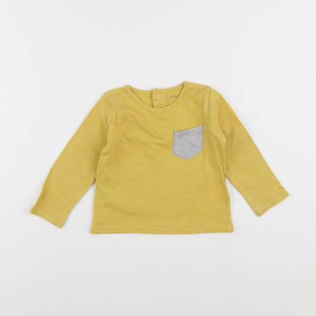 Tee-shirt - 12 mois Jaune 1 - vertbaudet enfant 