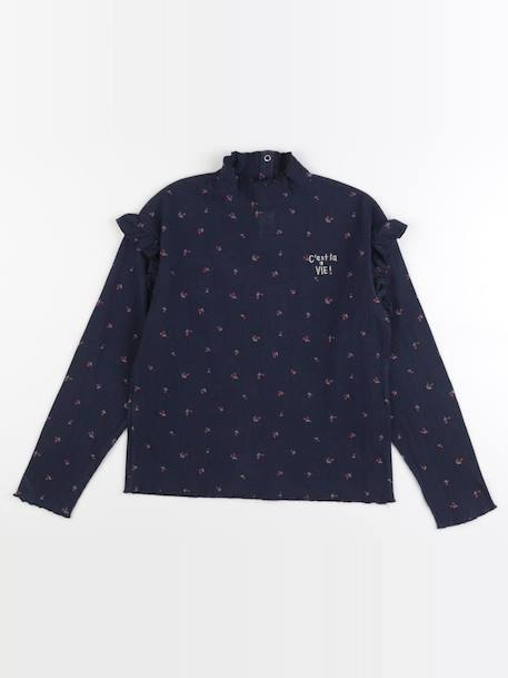 Tee-shirt - 10 ans Bleu, or 1 - vertbaudet enfant 