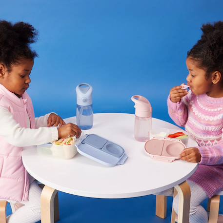 Gourde enfant avec paille – bouteille légère en tritan Bleu+Rose+Vert 2 - vertbaudet enfant 