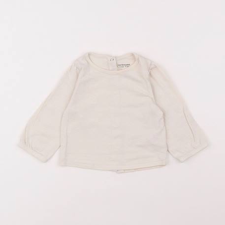 Tee-shirt - 6 mois Beige 1 - vertbaudet enfant 
