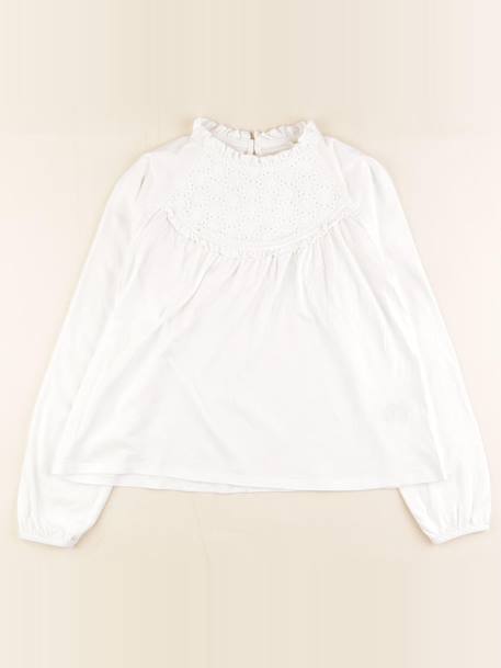 Tee-shirt - 10 ans Blanc 1 - vertbaudet enfant 