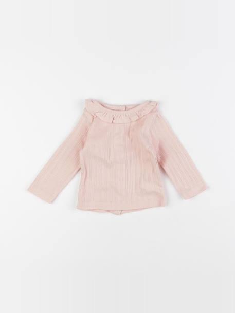 Tee-shirt - 3 mois Rose 1 - vertbaudet enfant 