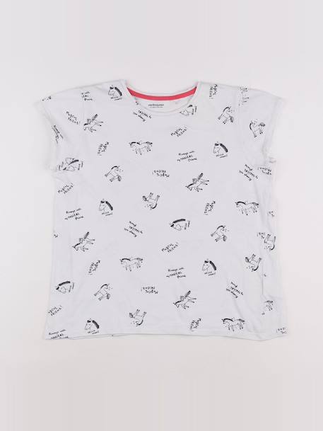 Tee-shirt - 12 ans Blanc 1 - vertbaudet enfant 