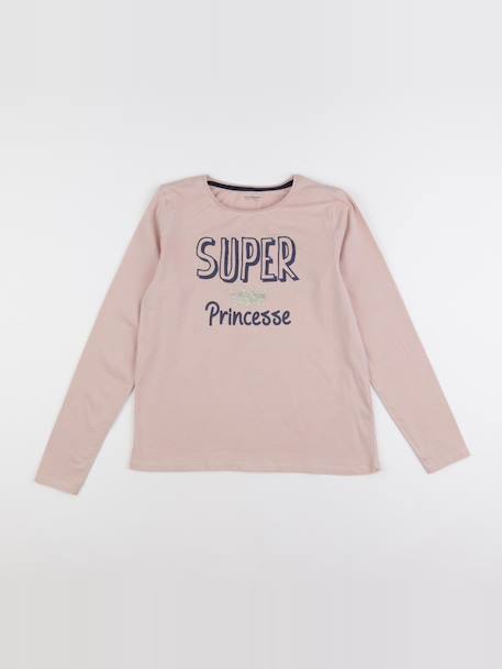 Tee-shirt - 12 ans Rose 1 - vertbaudet enfant 