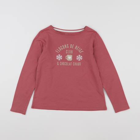 Tee-shirt - 8 ans Rose 1 - vertbaudet enfant 