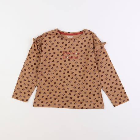 Tee-shirt - 6 ans Marron 1 - vertbaudet enfant 
