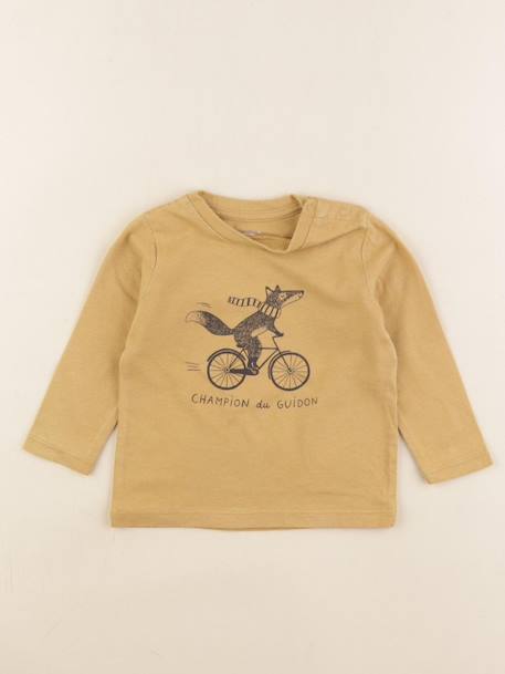 Tee-shirt - 12 mois Jaune 1 - vertbaudet enfant 