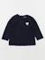 Tee-shirt - 12 mois Bleu, argent 1 - vertbaudet enfant 